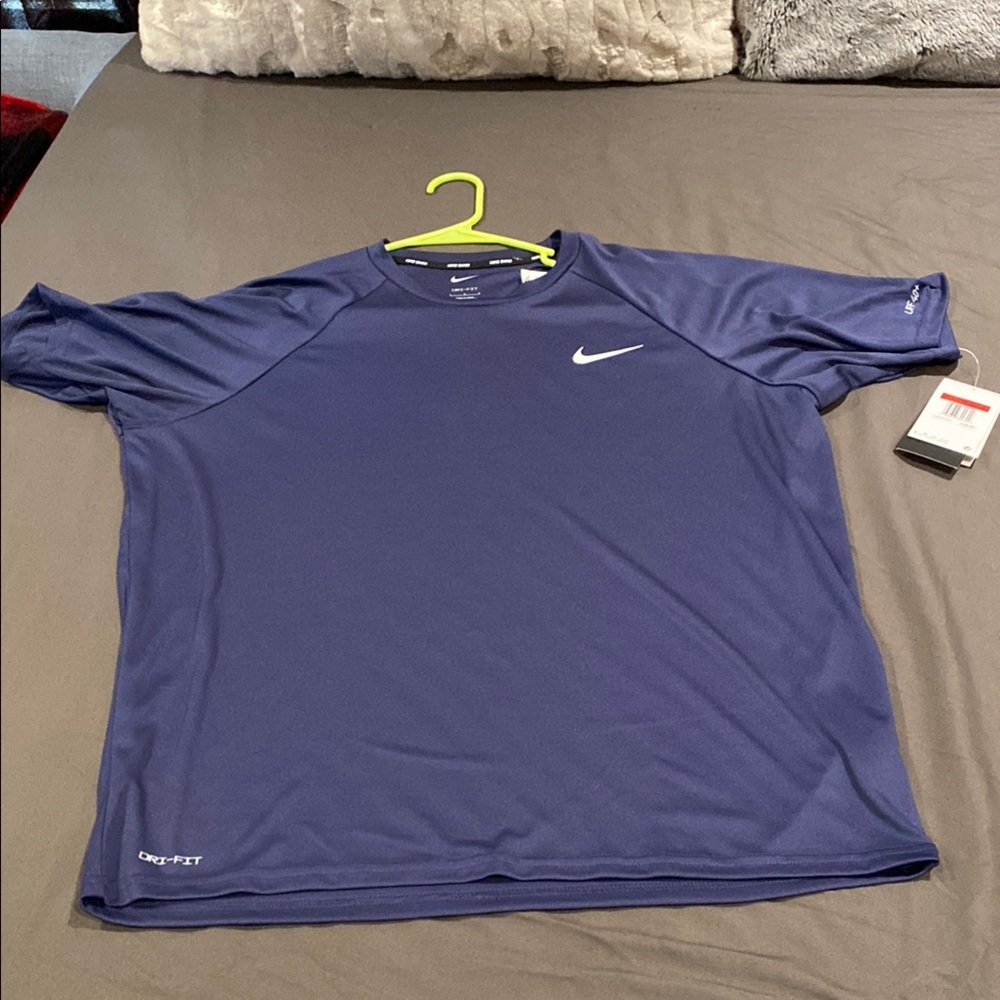 Nike Men's Blue Dri-FIT Shirt